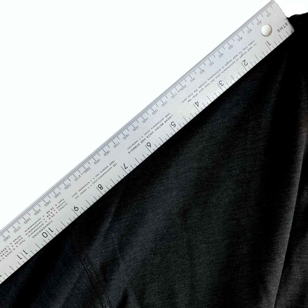 VUORI Lux Henley Jumpsuit Black Long Sleeve Drawstring M/L Athleisure Loungewear - Picture 8 of 11